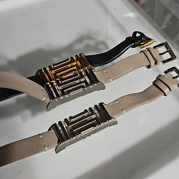 TORY BURCH EUC bracelets, leather for fit bit - Picture 2 of 5